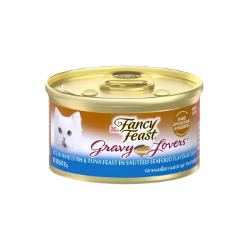 Fancy Feast Gravy Lovers Ocean Whitefish & Tuna Sauteed Seafood Flavor Gravy 85g